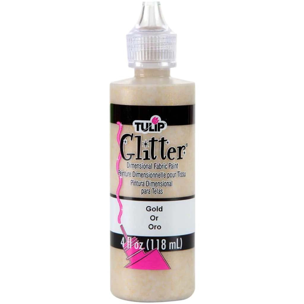 TULIP DIMENSIONAL FABRIC PAINT GLITTER 4OZ