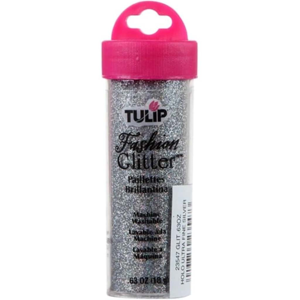 Tulip Fashion Glitter Hologram Silver Ultra Fine 0.63oz