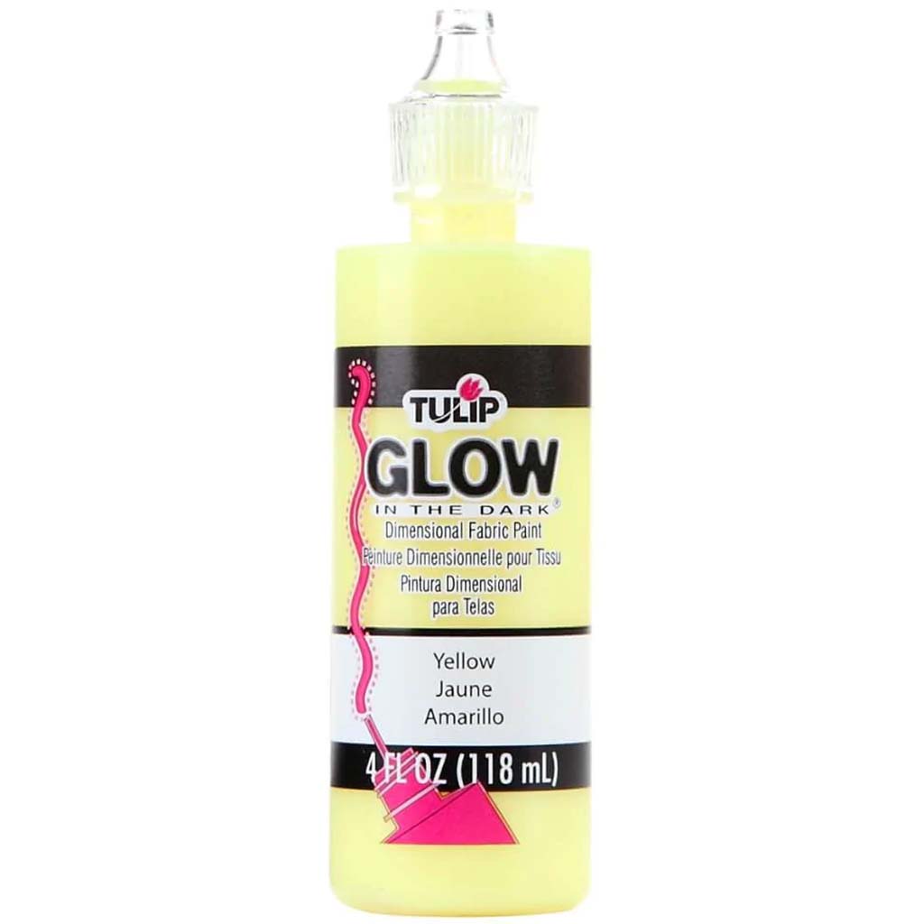 Dimensional Fabric Paint Glow 4oz