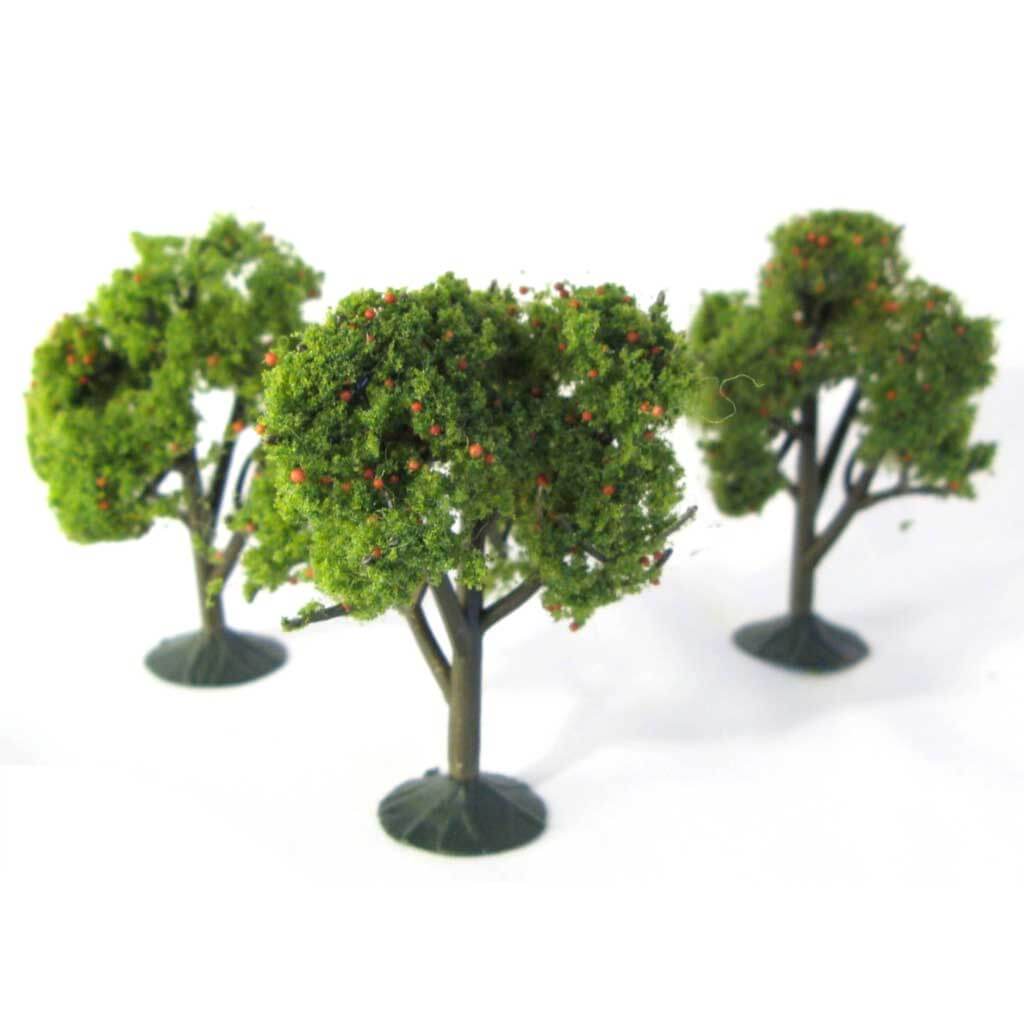 Trees Orange Pack of 3 2.5in