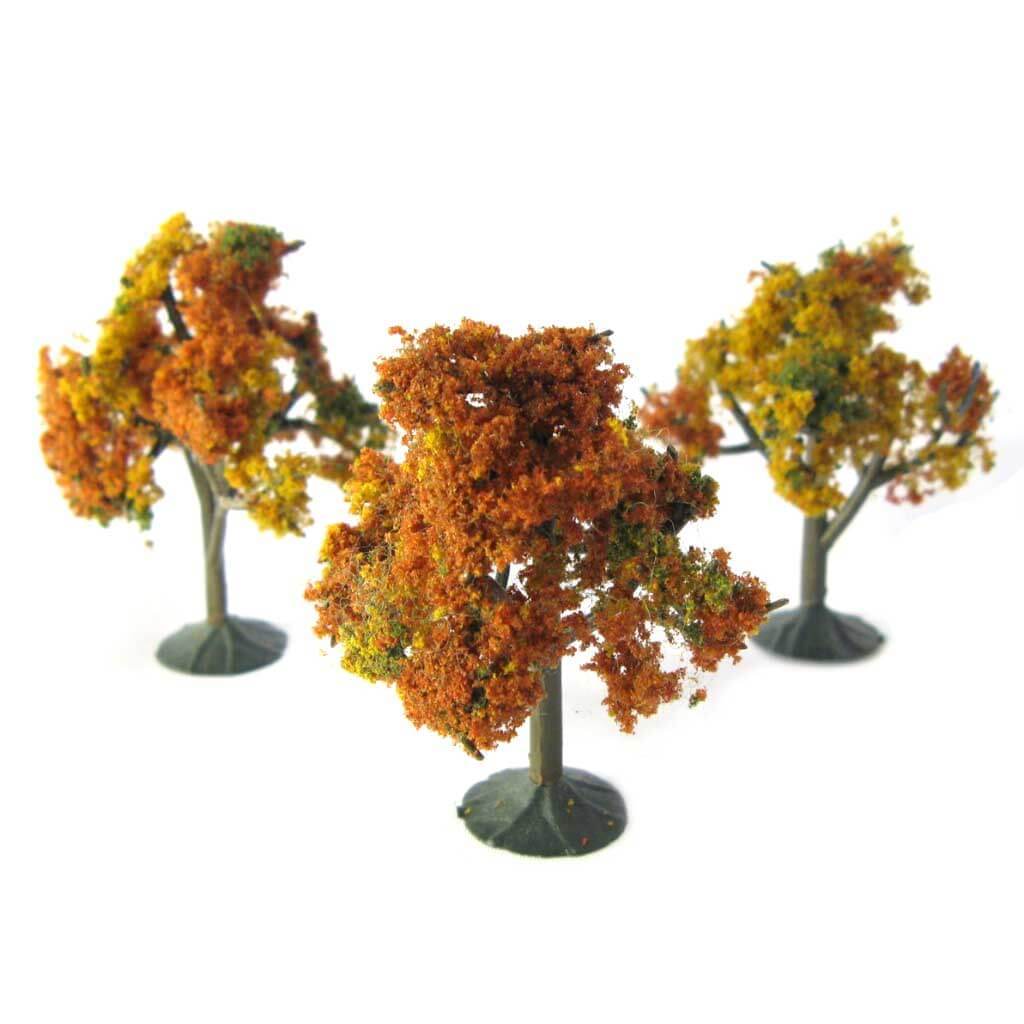 Autumn Trees Pack of 3 2.5in