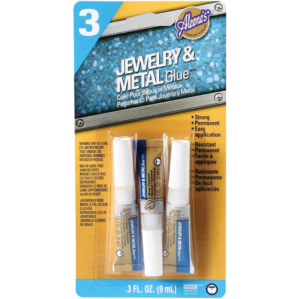 JEWELRY &amp; METAL GLUE 3PK