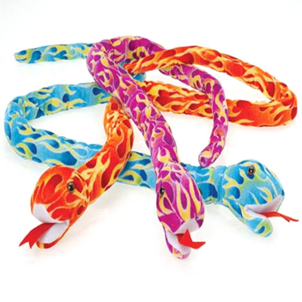 Jumbo Flame Snakes Plush