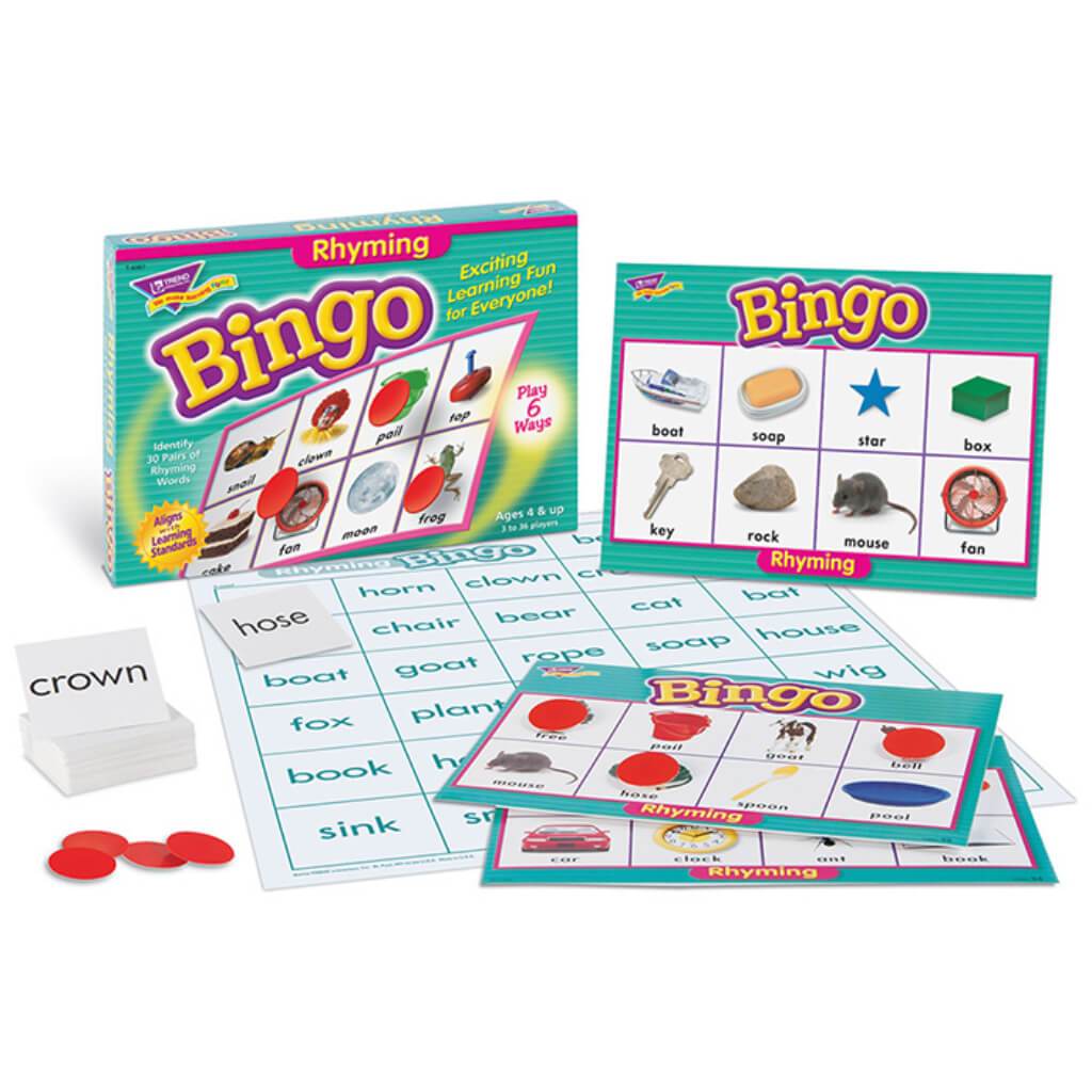Rhyming Bingo Game 