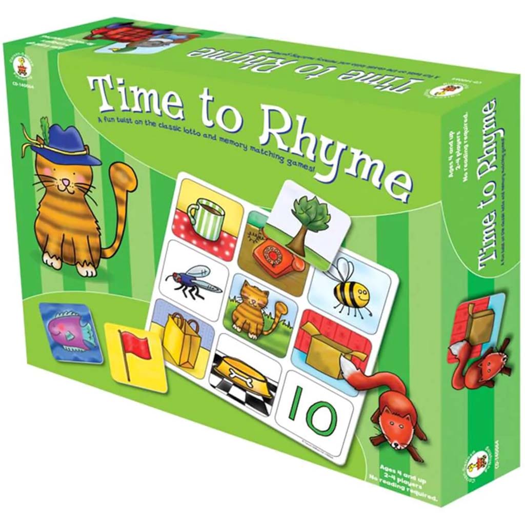 Time To Rhyme Board Game 