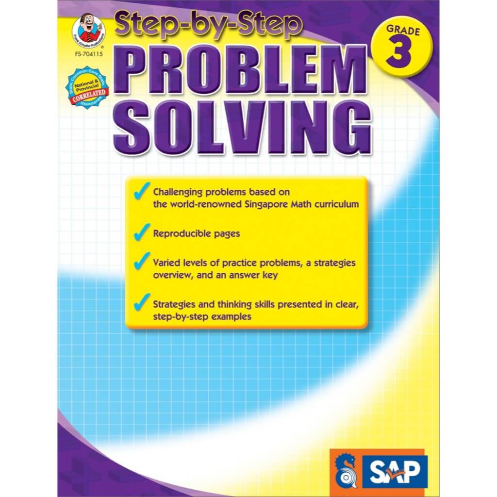 Step-By-Step Problem Solving Workbook Grade 3 