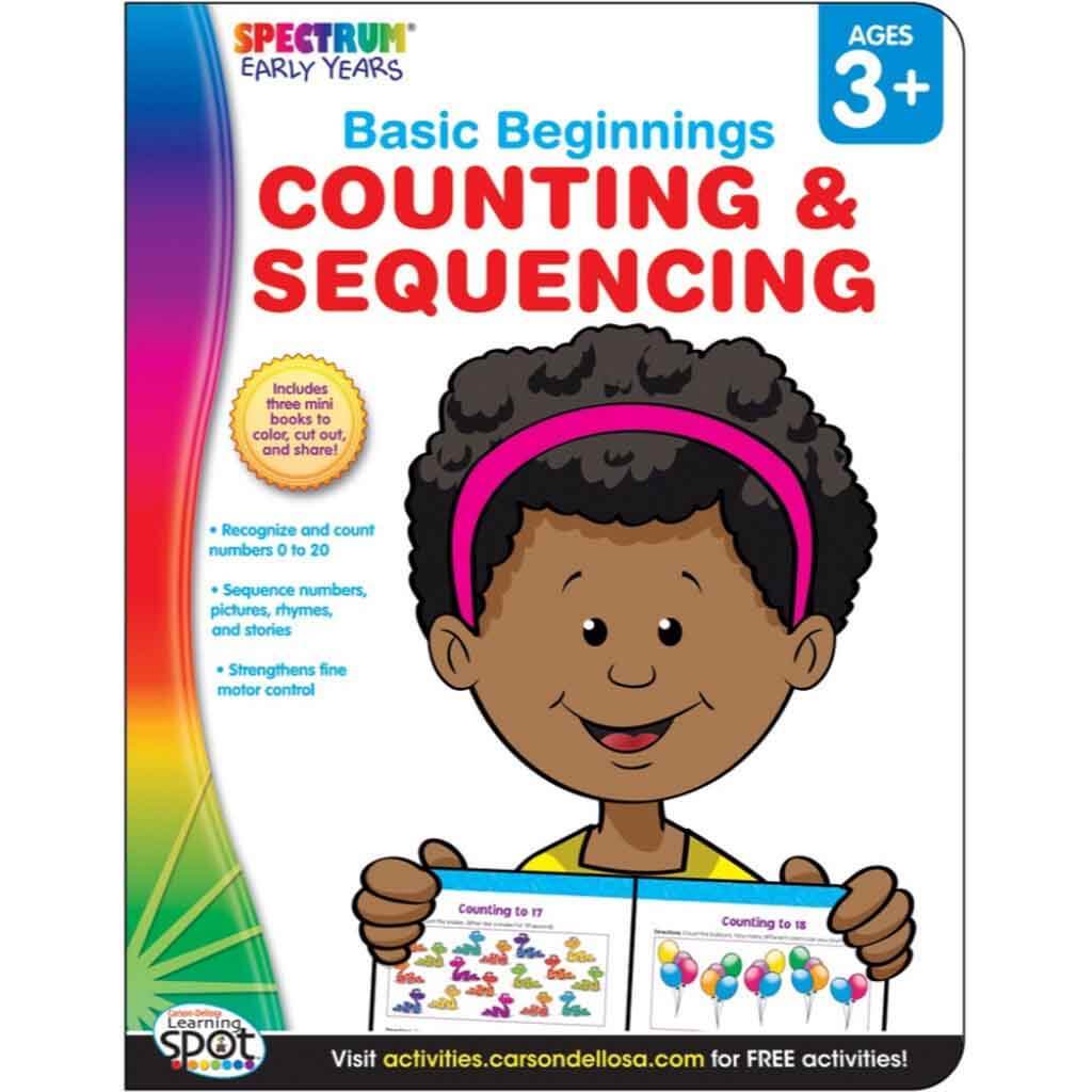 Counting &amp; Sequencing Activity Book Grade Preschool-K 