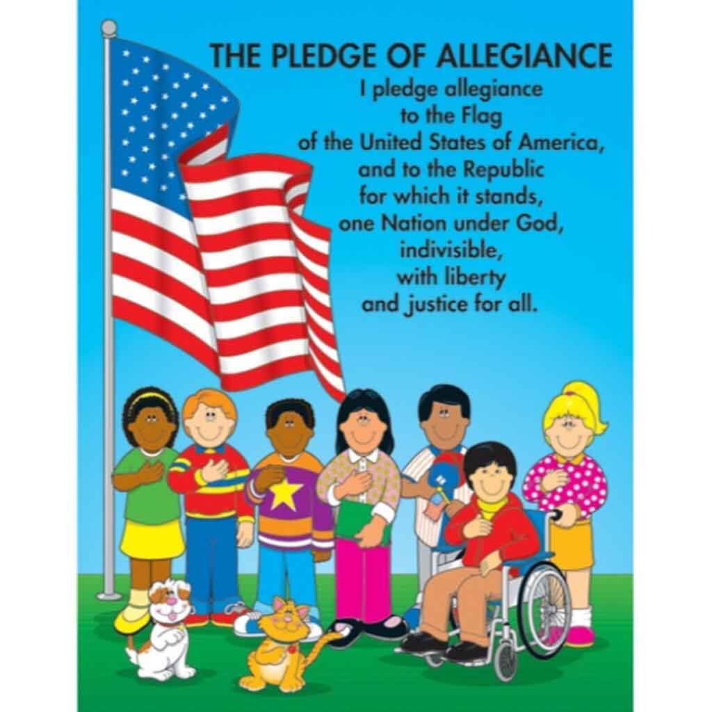 The Pledge Of Allegiance Carson Kids Chart 