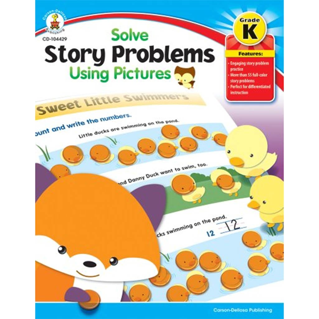 Solve Story Problem Workbook Grade K