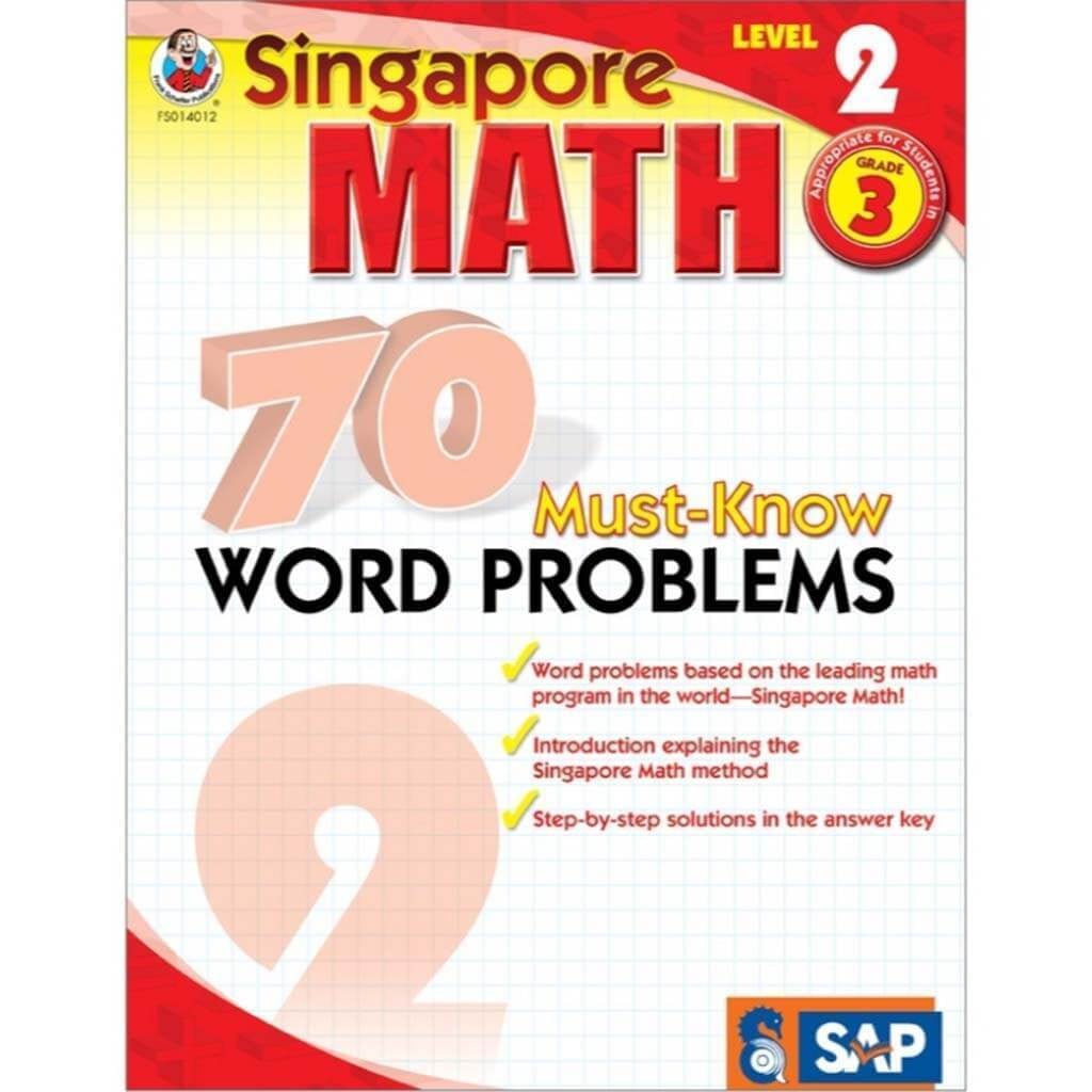 70 Must-Know Word Problems Workbook Grade 3 