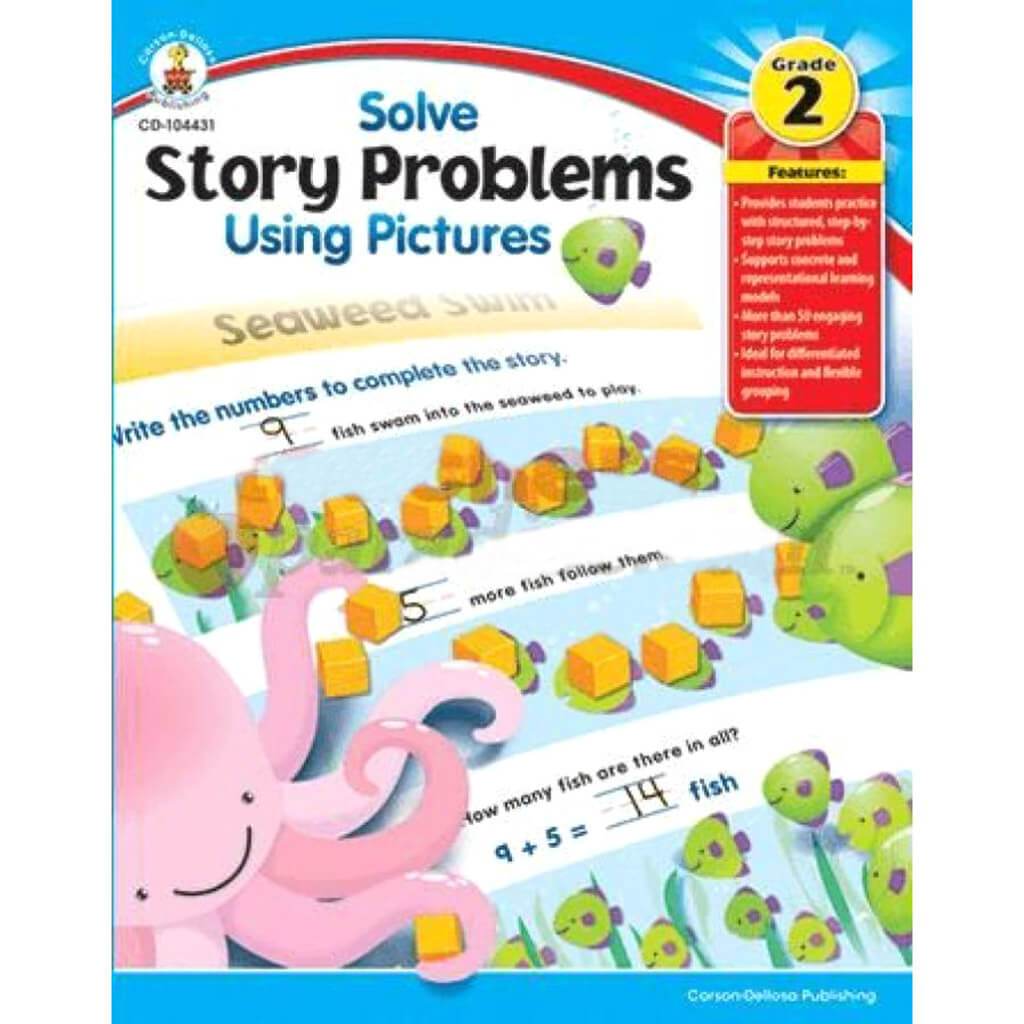 Solve Story Problems Using Pictures, Grade 2