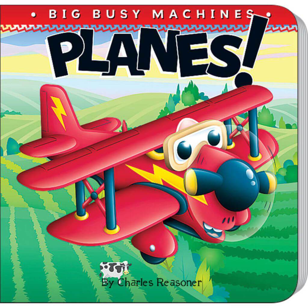 Big Busy Machines Planes Book!