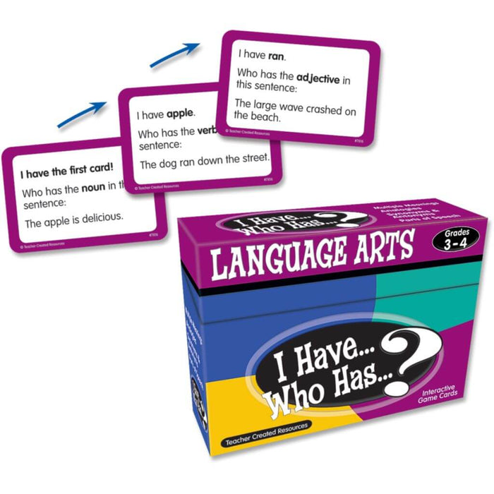 I Have.Who Has Language Arts Game Gr 3-4