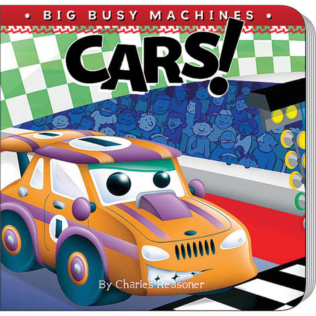 Big Busy Machines Cars Book!