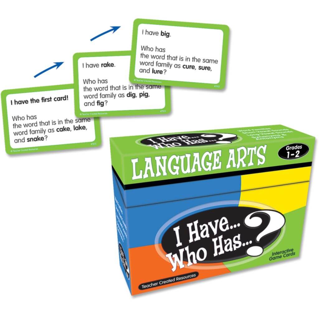 I Have.Who Has Language Arts Game Gr 1-2