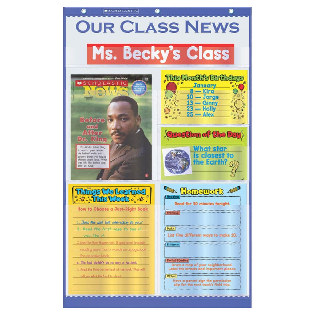 Our Class News Pocket Chart