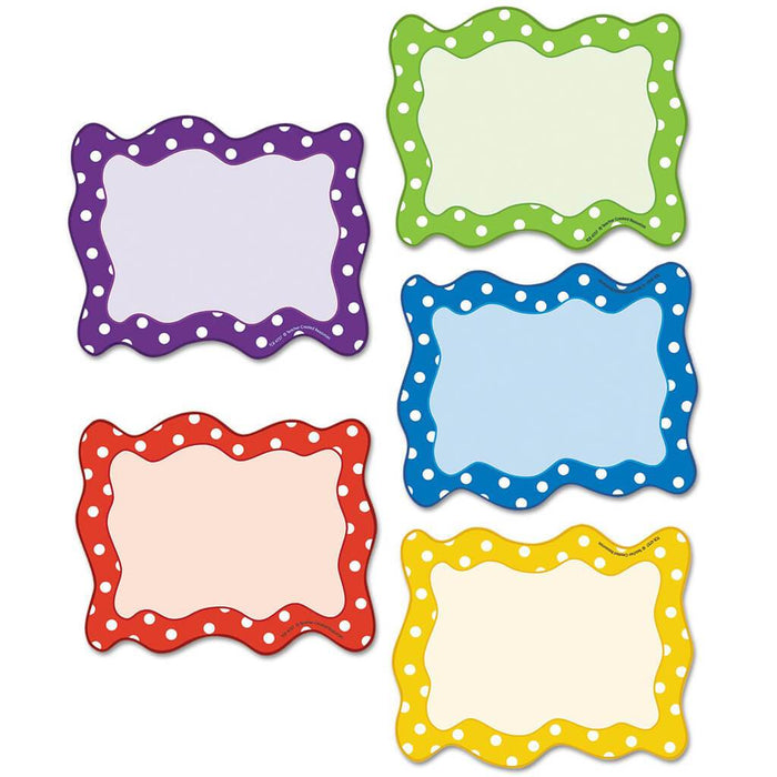 Polka Dots Blank Cards Accents