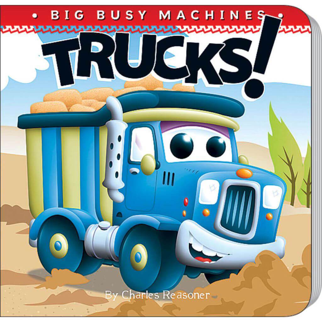 Bk Big Busy Machines Trucks! Boar Book