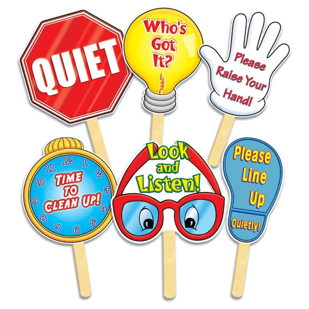 Scholastic Manage Your Class Signs Pack of 6