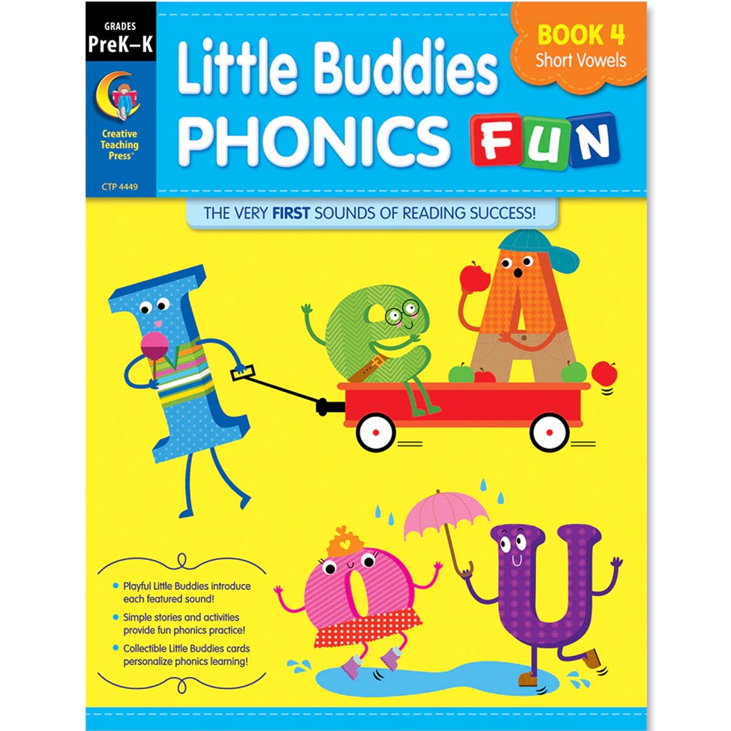 Little Buddies Phonics Fun Book 4 Short Vowels