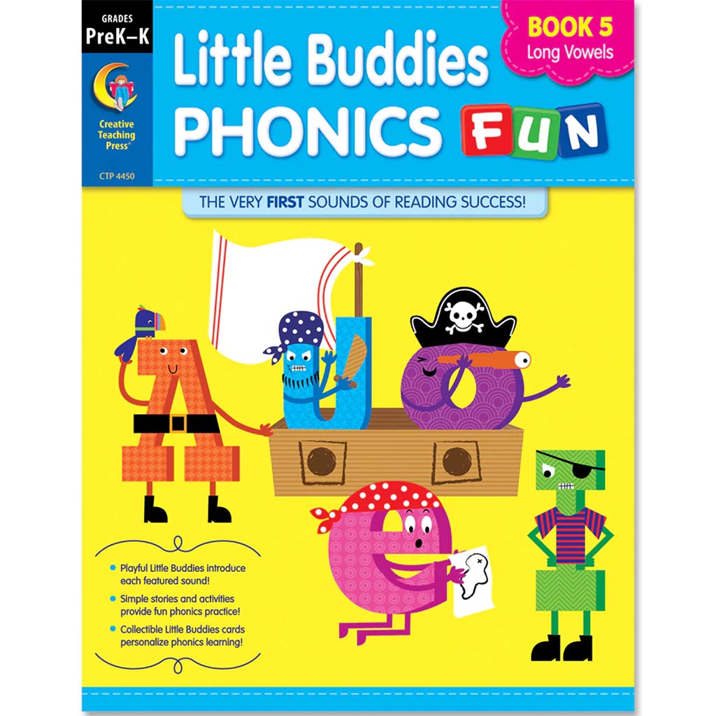 Little Buddies Phonics Fun, Book 5: Long Vowels