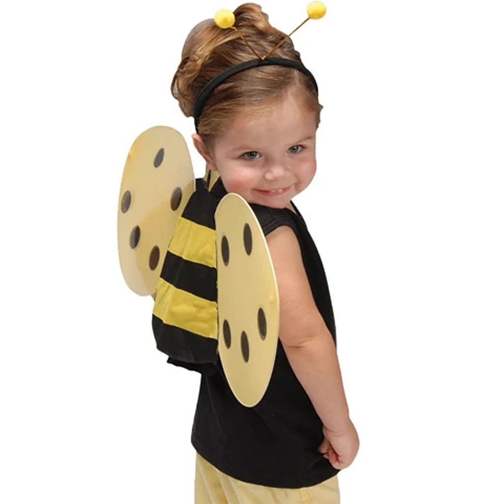 Honey Bee Wings &amp; Antenna Costume Set