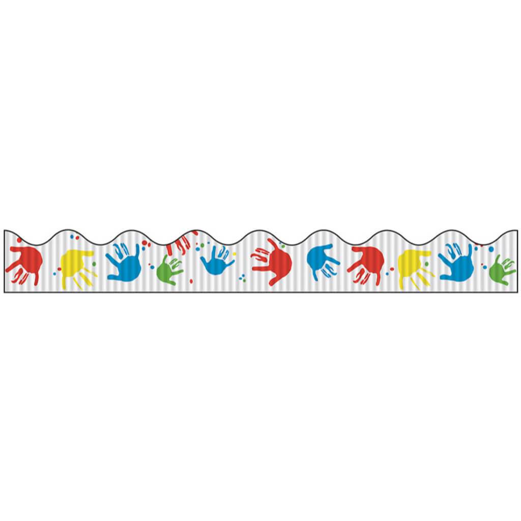 Bordette Decorative Border 2.25in x 25ft Handprints