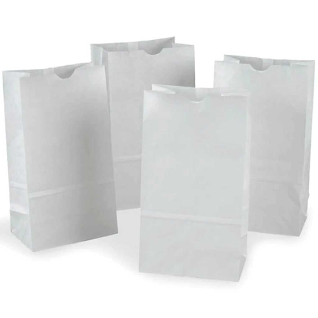 Kraft Bag 6in x 11in White