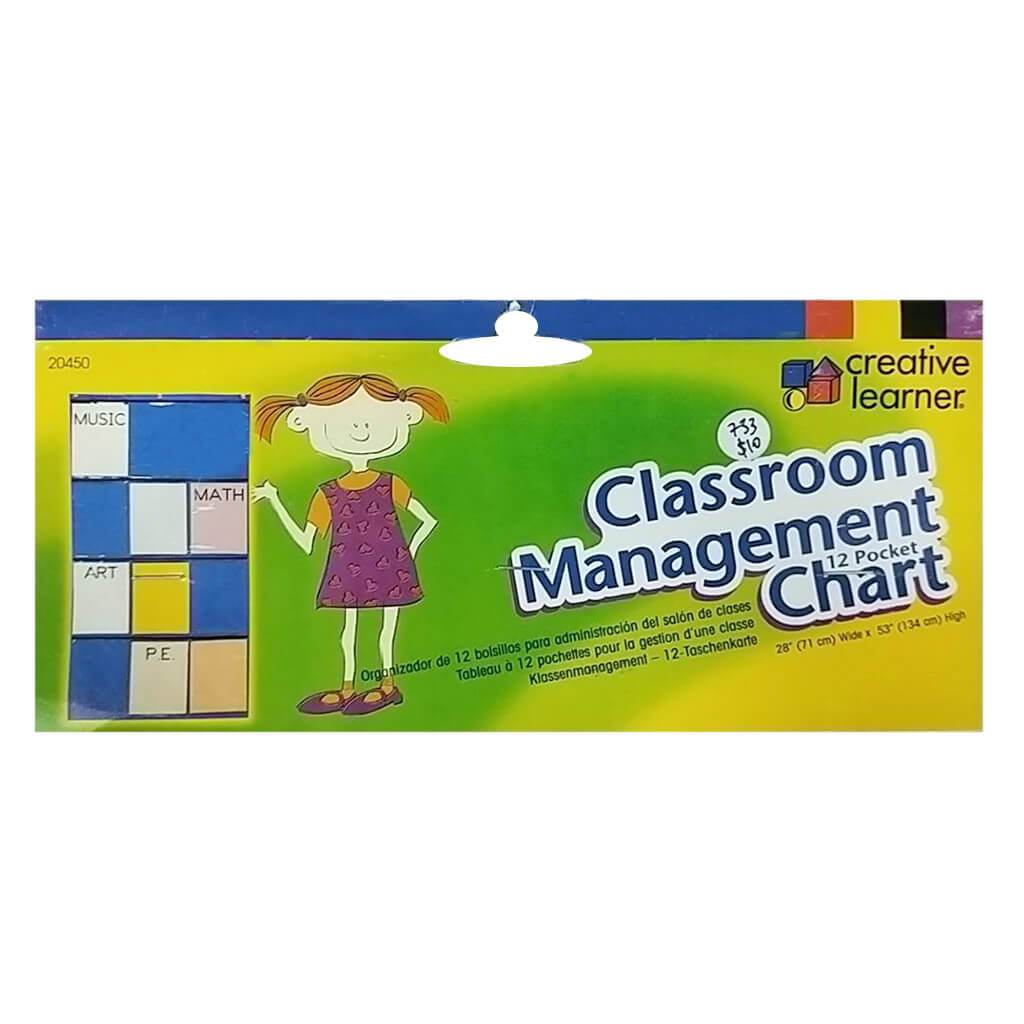 Classroom Management 12 Pocket Chart