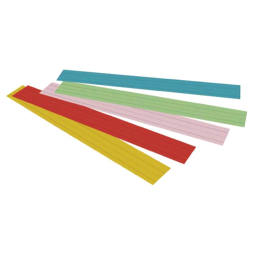 Kraft Lightweight Sentence Strips 24in x 3in Assorted Colors