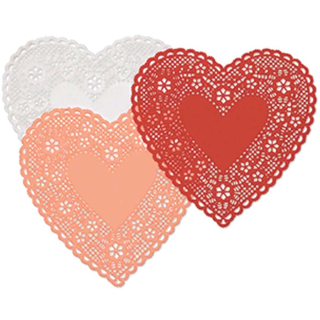 Heart Doilies Assorted