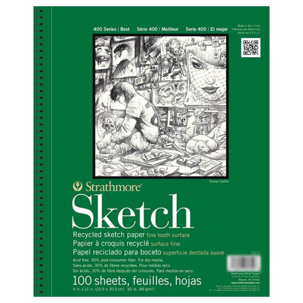 Strathmore 400 Recycled Sketch Pad 11in X 14in