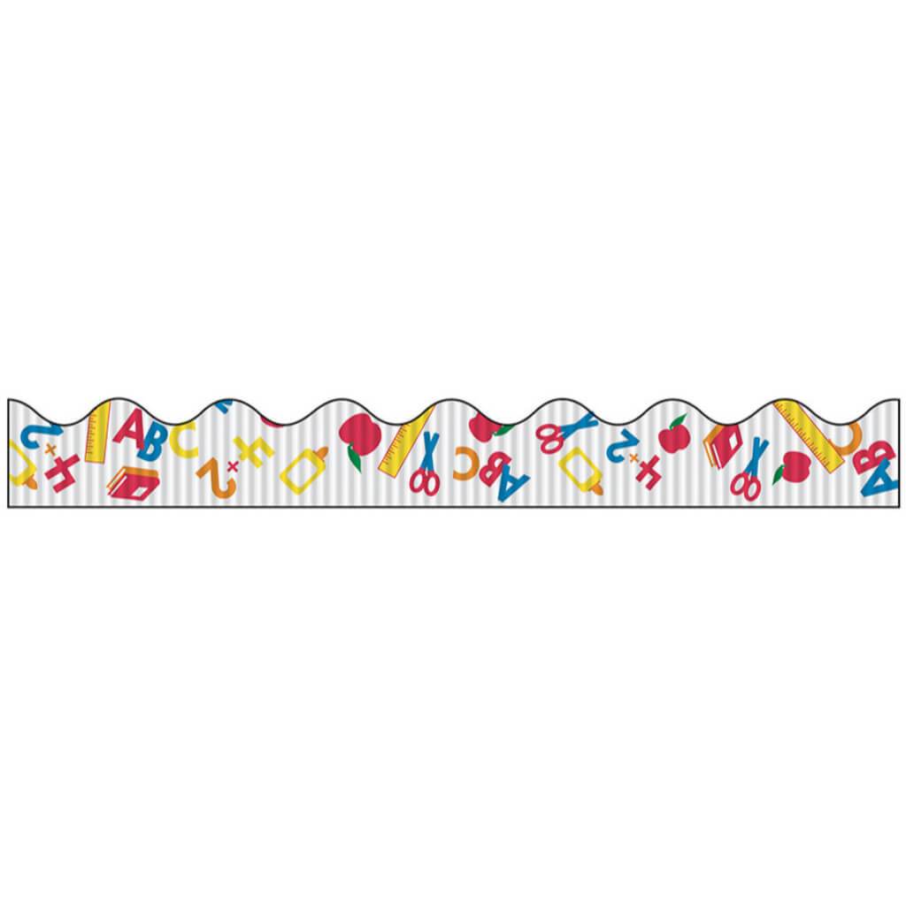 Bordette Decorative Border 2.25in x 25ft School Days