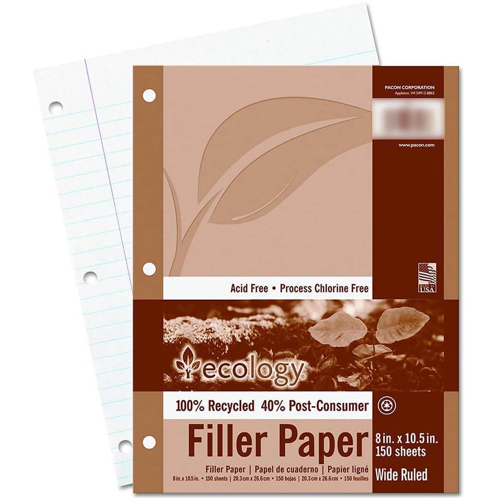 Filler Paper Ecology Natural