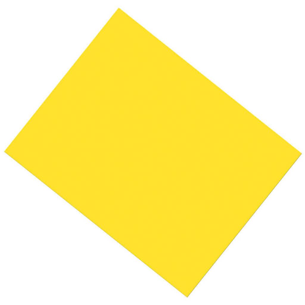 Ucreate Coated Poster Board 22in x 28in Yellow