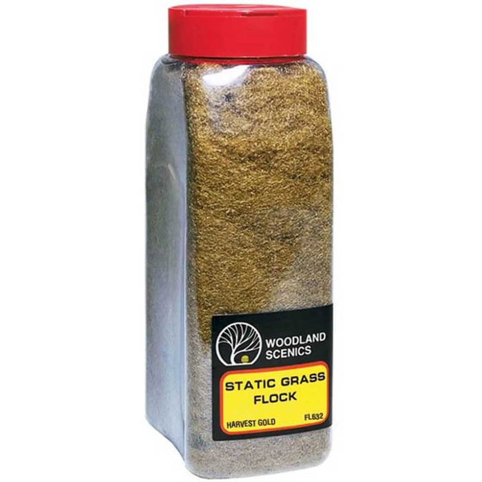 Grass Harvest Gold Flock Static 