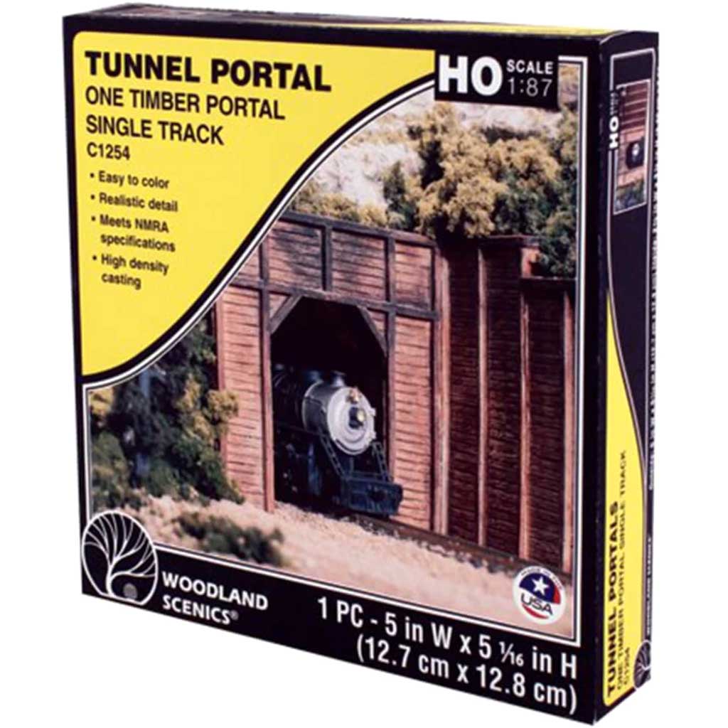 Tunnel Timber Single Portal - HO Scale 