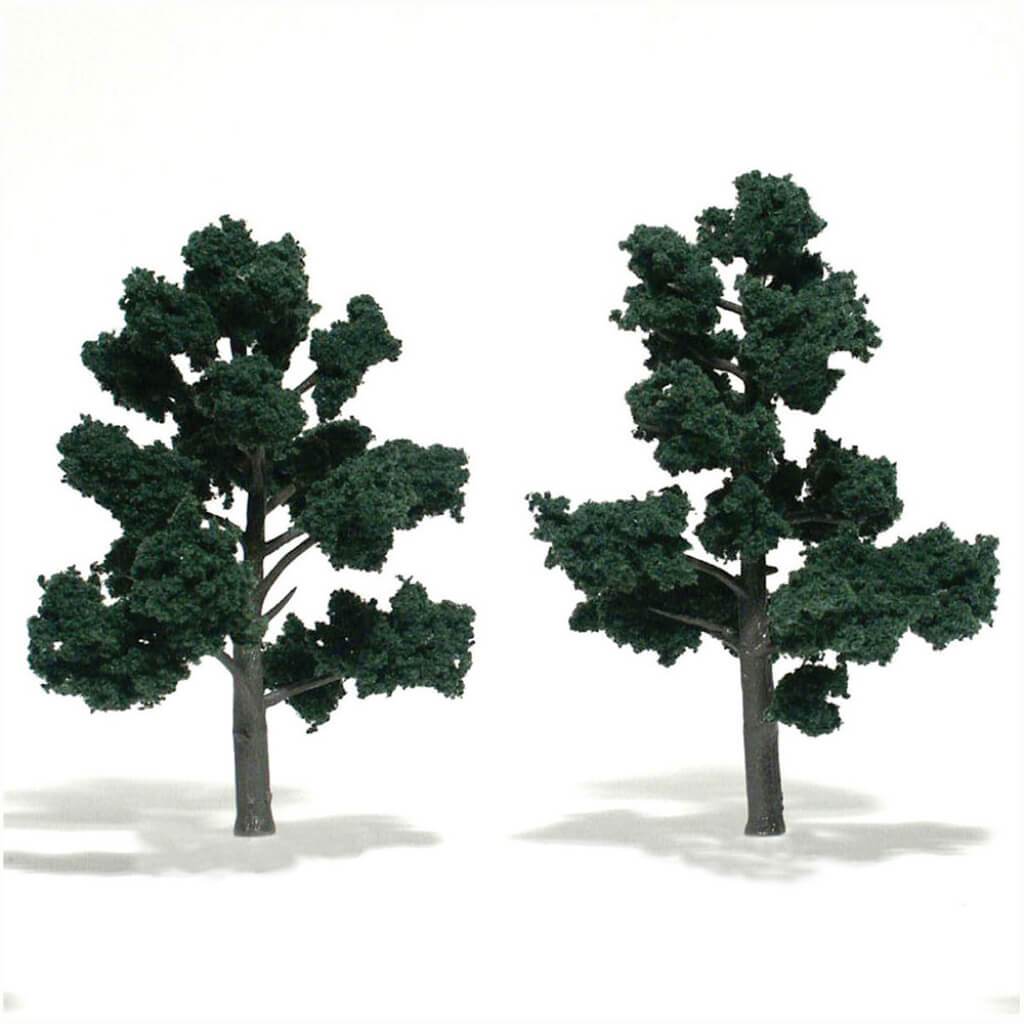 Realistic Trees Dark Green 5in - 6in 