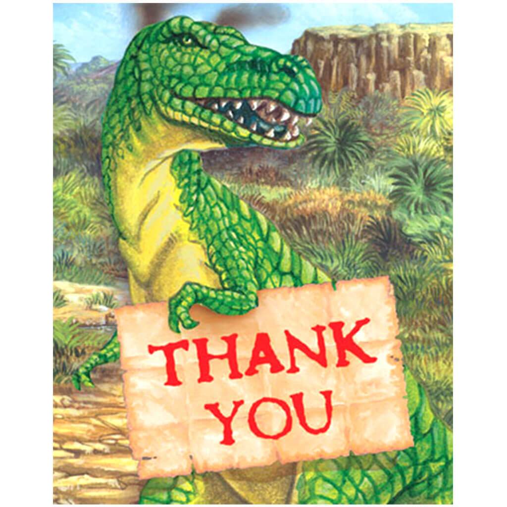 Diggin For Dinos Thank You Notes 8ct