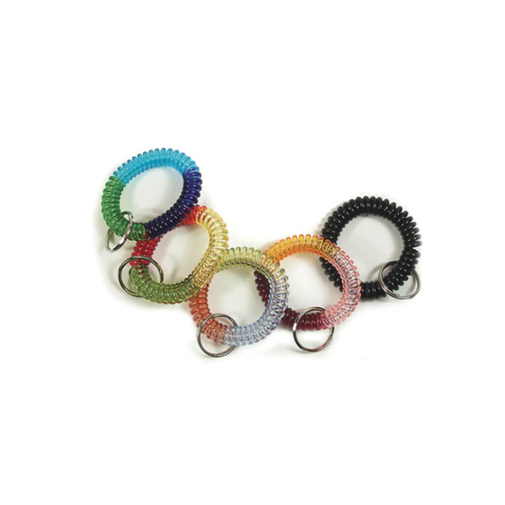 Wrist Coil Tricolors Key Chain 