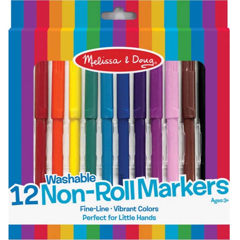 NON-ROLL MARKERS 12PCS 