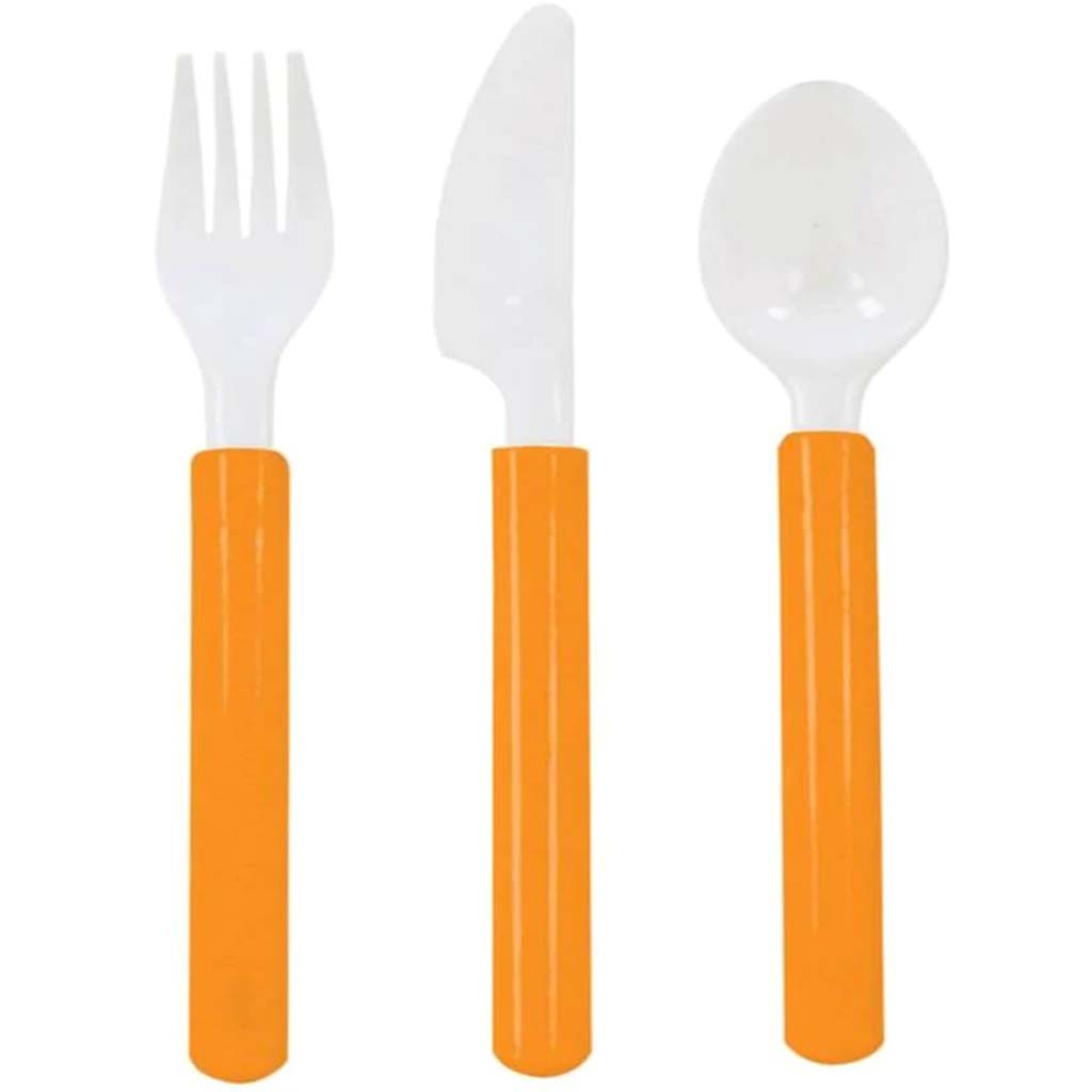 Cutlery Duo 24ct, Sunkissed Orange 