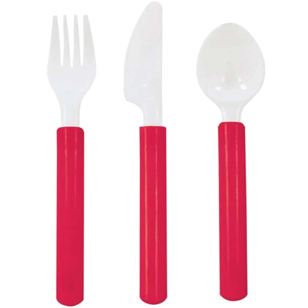 Cutlery Duo 24ct, Classic Red 