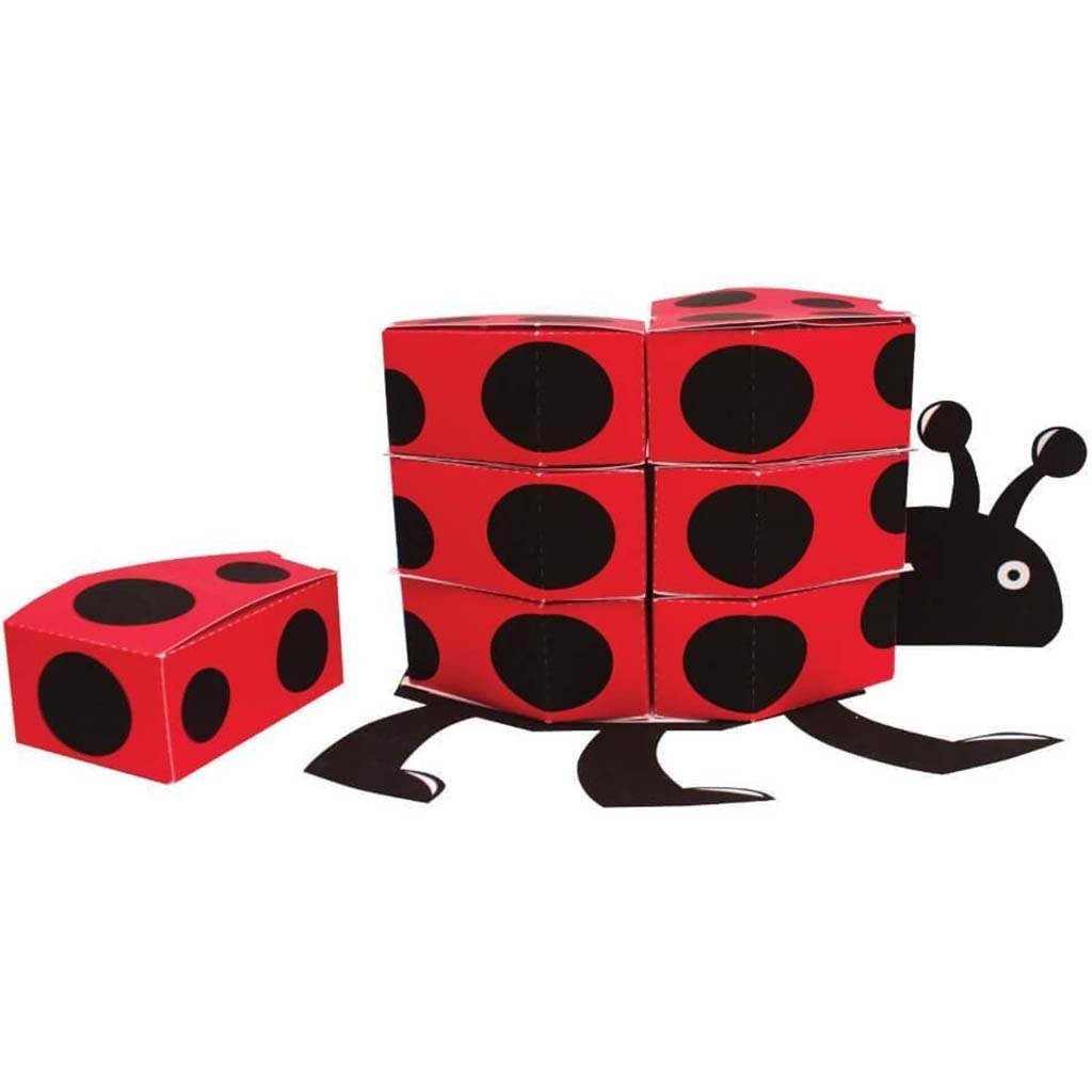 Ladybug Fancy Favor Box, Centerpiece 