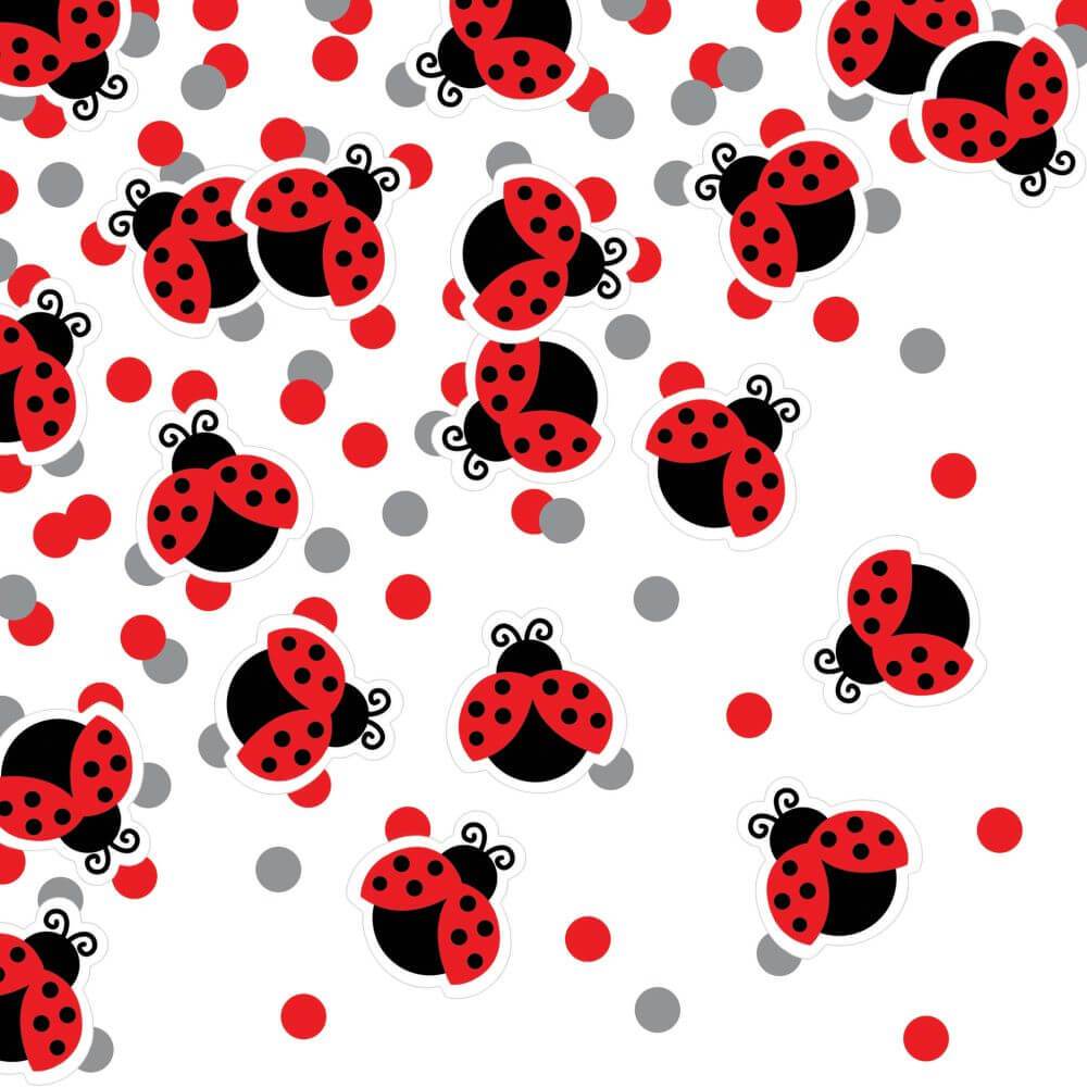 Ladybug Fancy Printed Confetti 