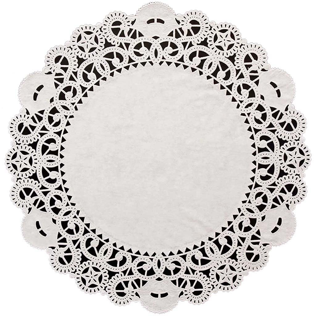 Doily Greaseproof 10in White