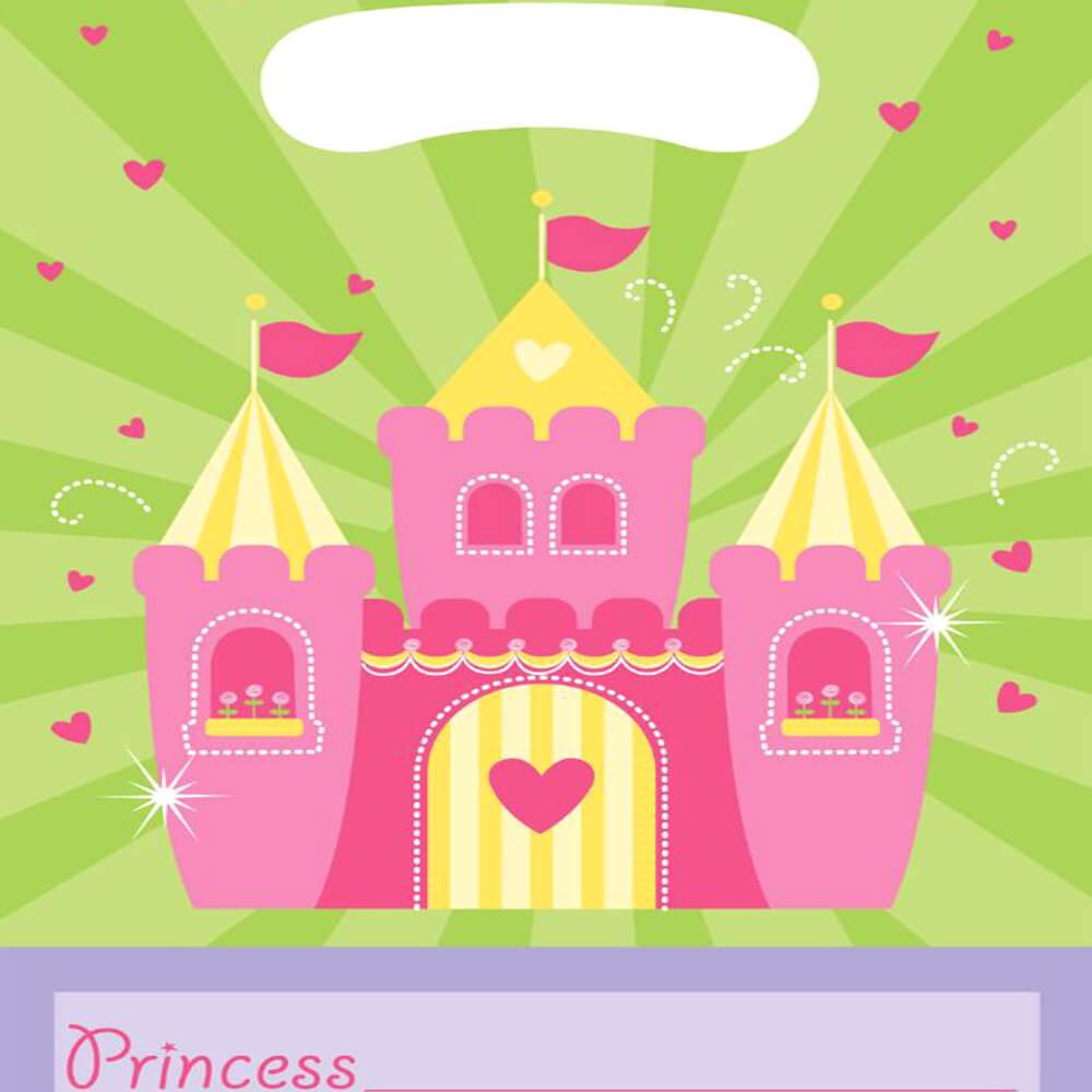 Fairytale Princess, Loot Bags 8ct 