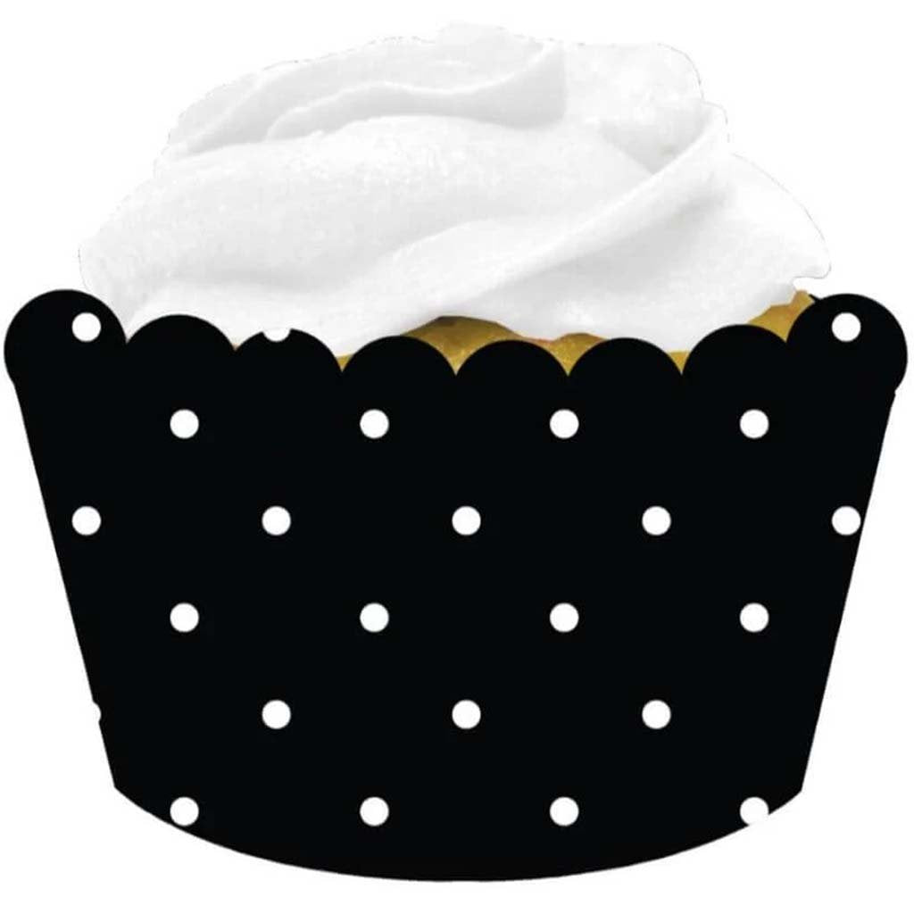 Polka Dot Cupcake Wrappers Set 