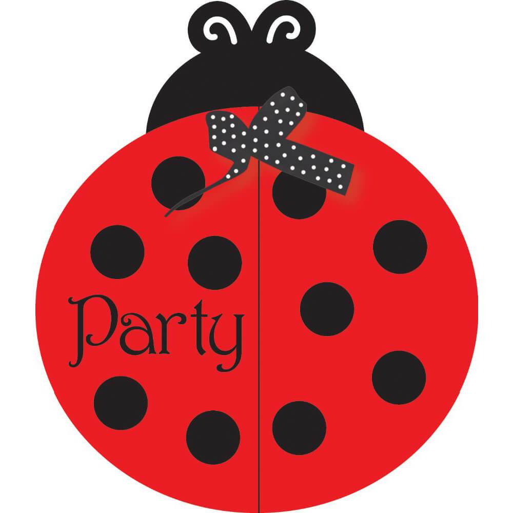 Ladybug Fancy, Invitations 8ct 