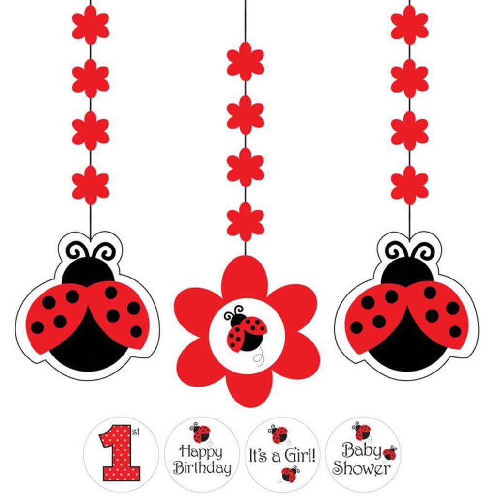 Ladybug Fancy, Cutouts Hanging 